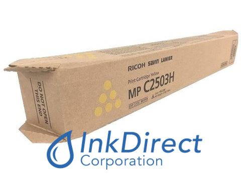 Genuine Ricoh Savin Lanier 841919 841928 Mp C2503H Print Cartridge Yellow Print Cartridge