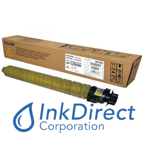 Genuine Ricoh Savin Lanier 841926 841921 841924 Mp C2503H Print Cartridge Cyan Print Cartridge