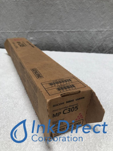 Genuine Ricoh Savin Lanier 842121 841592 MP C305 Print Cartridge Magenta Print Cartridge , Ricoh - AFICIO MP C305, MP C305SP, MP C305SPF,