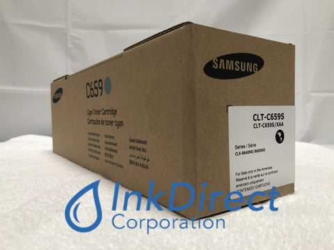 Genuine Samsung Cltc659S Clt-C659S C659 Toner Cartridge Cyan Clx 8640Nd 8650Nd