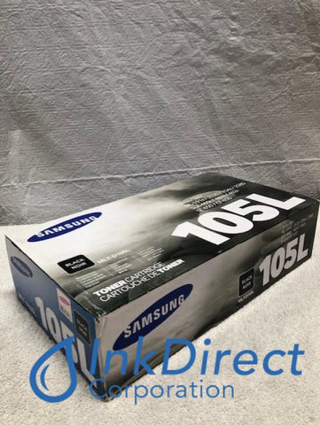 Genuine Samsung MLTD105L MLT-D105L MLTD105L High Yield Toner Cartridge Black Toner Cartridge , Samsung - Fax Laser SF 650, 650P, - Laser Printer ML 2525, 2525W, SCX 4623F,