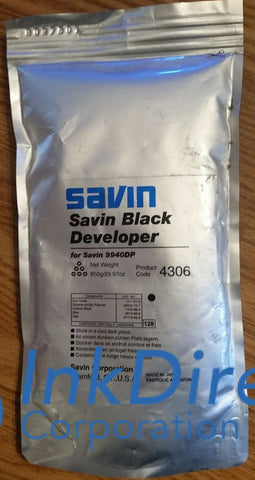 Genuine Savin 4306 Type 2 Developer / Starter , Savin - Copier 9940DP, 9940DPC, 9950DP