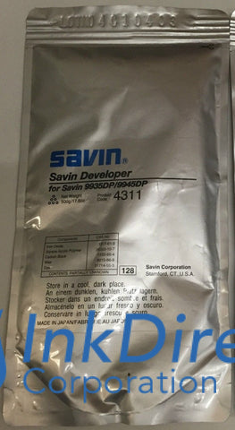 Genuine Savin 4311 Developer / Starter Black , Savin - Copier 2035DP, 2045DP, 9935D, 9935DP, 9945DP,