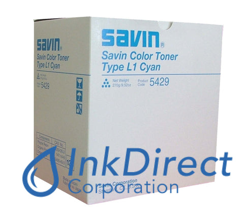 Genuine Savin 5429 Type L1 Toner Cartridge Cyan , Savin - Fax Laser SDC 410, 410E