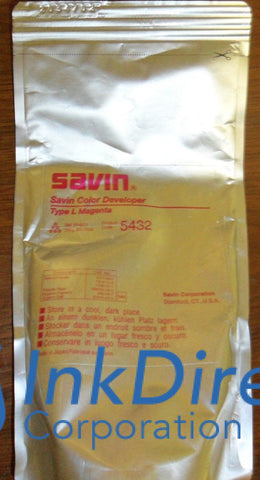 Genuine Savin 5432 - L Type Developer / Starter Magenta , Savin - Fax Laser SDC 410, 410E