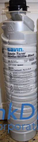 Genuine Savin 9828 - L 884923 - 840042 - Type 8045E Toner Black , Savin - Digital Copier 8035E, 8045E