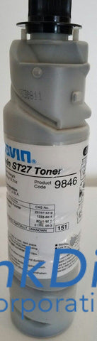 Genuine Savin 9846 - L Type St27 Toner Cartridge Black , Savin - Copier 9922DP, 9927DP