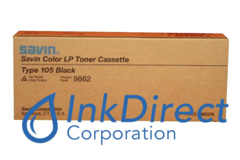 Genuine Savin 9862 885376 Type 105 Toner Cartridge Black , Gestetner   -   C 7435N,  DSC  38U,  GC  7435,   - Laser Printer DSC  38,  Lanier   - Fax Laser   2138,  GC  2138CMF,  GC  2138E,  LP  138C,  2138C,  235,  235C,  Ricoh   - Fax Laser  AFICIO CL7000,  AP  3850,  7100,  CL7000,  CL7100,   - Laser Printer AFICIO  AP3800C,  Savin   - Fax Laser  SLP 38,  38C,   - Printer CLP  28,  35,