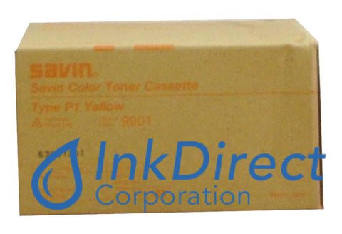 Genuine Savin 9901 884909 Type P1 Toner Cartridge Yellow , Gestetner - Copier Digital DSC 332, 338, Savin - Copier C 2820, 3224, 3828, - Multi Function C 3224