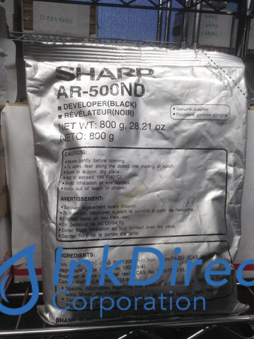 Genuine Sharp AR500ND AR-500ND Developer Black  AR 501 505 507