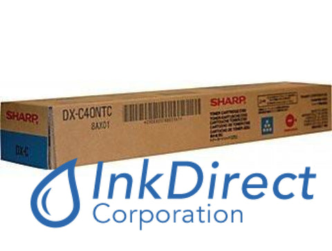 Genuine Sharp Dxc40Ntc Dx-C40Ntc Toner Cartridge Cyan