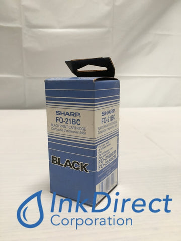 Genuine Sharp FO21BC FO-21BC Ink Jet Cartridge Black FO 2150 2550 , Sharp - Fax Inkjet FO 2150, 2550
