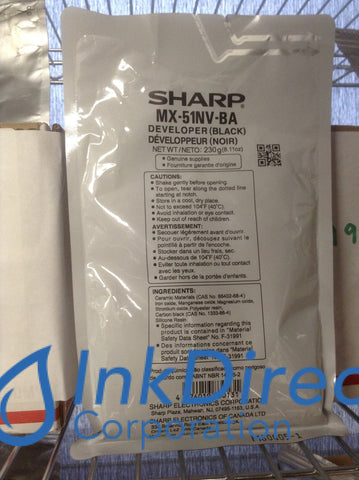 Genuine Sharp MX51NVBA MX-51NVBA   Developer Black MX 4110 4111 5110N 5111N