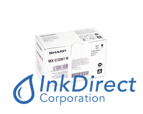 Genuine Sharp MXC30NTB MX-C30NT-B Toner Cartridge Black MX C250 C300P C300W C301W