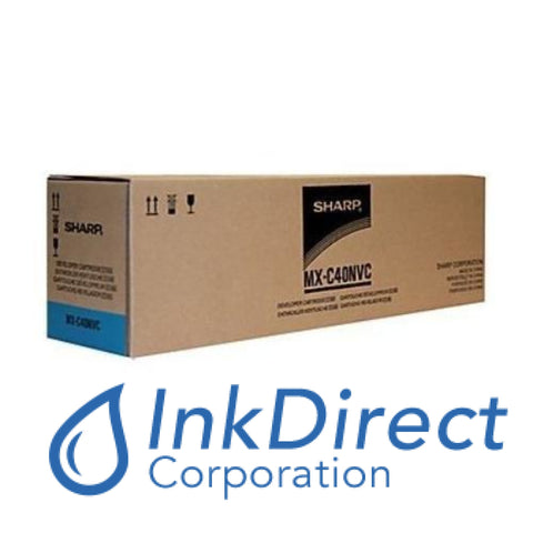 Genuine Sharp MXC40NVC MX-C40NVC Developer Cyan DX-C 310 311 311FX 400 400FX 400P 401 401FX MX C311 C312 C401 C402SC
