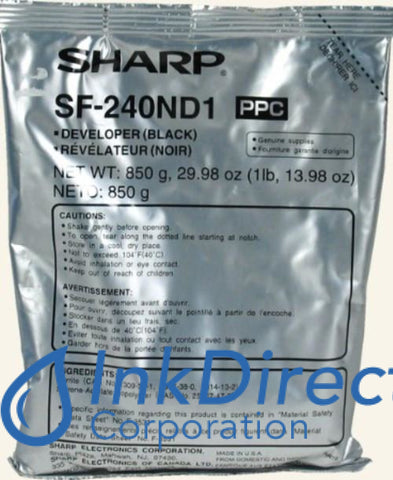 Genuine Sharp SF240ND1 SF-240ND1 Same as SF240MD1 / SF-240MD1 Developer Black  SF 2040 2540