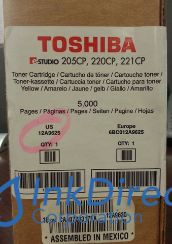 Genuine Toshiba 12A9625 Toner Cartridge Yellow e-Studio 205CP , Toshiba - Digital Printer e-Studio 205CP,