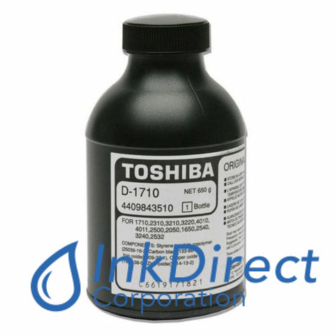 Genuine Toshiba D1710 D-1710 Developer / Starter Black BD 1610 1650 1710 2050 2310 2500 2510 2532 2540 2550 3210 3220 4010