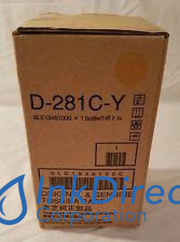 Genuine Toshiba D281Cy D-281C-Y Developer / Starter Yellow