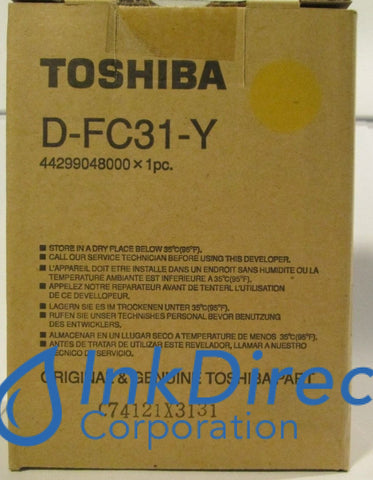 Genuine Toshiba DFC31Y D-FC31Y Developer / Starter Yellow  e-Studio 210C 310C