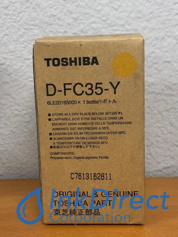 Fc35cd Color Genuine Toshiba DFC35Y D-FC35-Y Developer Yellow – Ink Direct Corporation