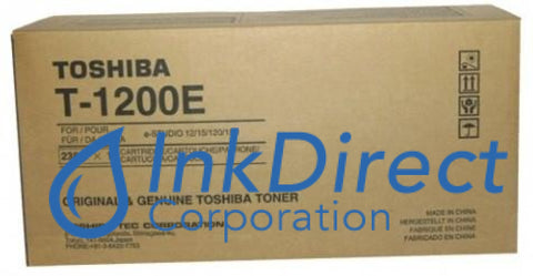 Genuine Toshiba T1200E - L T-1200E - Toner Cartridge Black