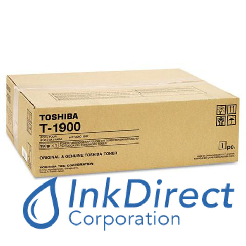 Genuine Toshiba T1900 T-1900 Toner Cartridge Black