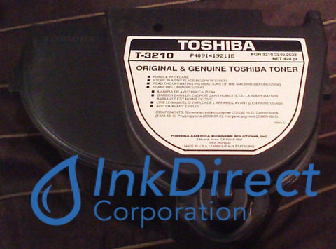 Genuine Toshiba T3210 - L T-3210 - L Toner Cartridge Black  BD 2532 3210