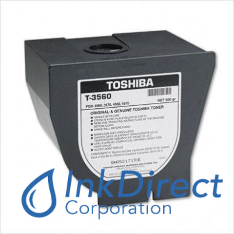 Genuine Toshiba T3560 - L T-3560 - L Toner Cartridge Black  BD 3560 4560