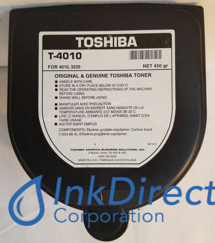 Genuine Toshiba T4010 - L T-4010 - Toner Cartridge Black , Toshiba - Copier BD 3220, 4010
