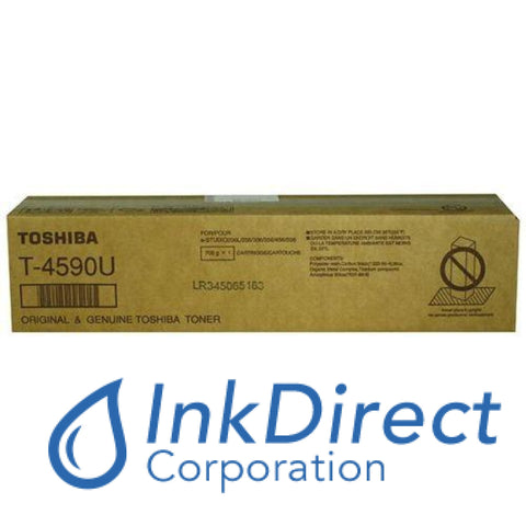Genuine Toshiba T4590U T-4590U T4590 T-4590 Toner Cartridge Black e-Studio 206L 256 306 356 456