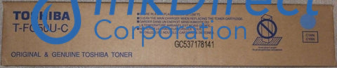 Genuine Toshiba TFC50UC T-FC50UC Toner Cartridge Cyan   e-Studio 2555C 3055C 3555C 4555C 5055C