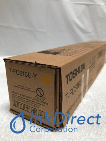 Genuine Toshiba TFC616UY T-FC616U-Y Toner Cartridge Yellow E Studio 5516AC 5516ACT 6516AC 6516ACT 7516AC 7516ACT Toner Cartridge , Toshiba   - Multi Function  E Studio 5516AC,  5516ACT,  6516AC,  6516ACT,  7516AC,  7516ACT