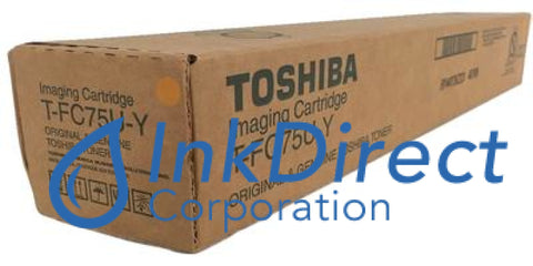 Genuine Toshiba TFC75UY T-FC75U-Y Toner Cartridge Yellow  E Studio 5560C 6560C 6570C