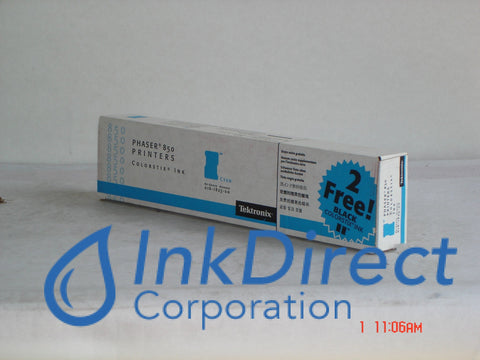 Genuine Xerox 016-1825-00 016182500 Phaser 850 ( 5 Cyan + 2 Black ) Ink Stick