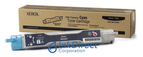 Genuine Xerox 106R1144 106R01144 Phaser 6350 High Yield Toner Cyan Toner