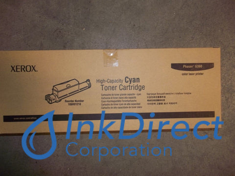 Genuine Xerox 106R1218 106R01218 Phaser 6360 High Yield Toner Cartridge Cyan