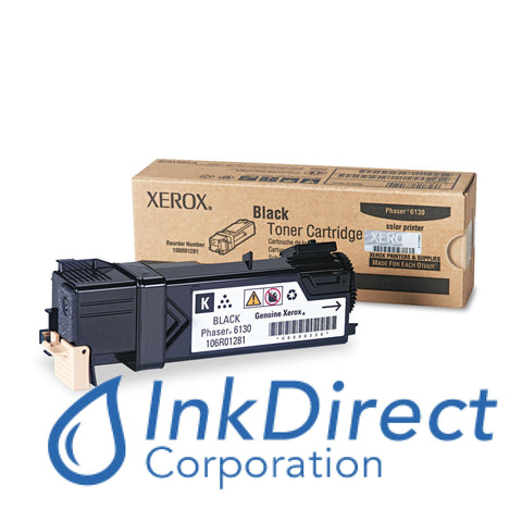 Genuine Xerox 106R1281 106R01281 Phaser 6130 Toner Cartridge Black