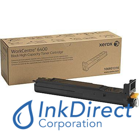 Genuine Xerox 106R1316 106R01316 Workcentre 6400 High Yield Toner Cartridge Black