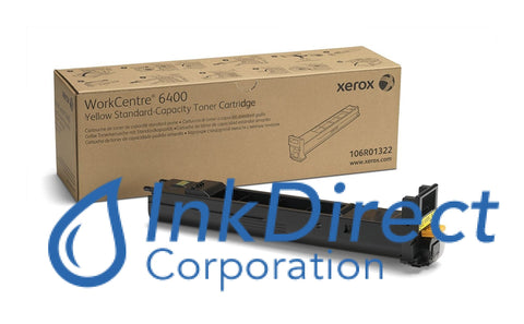Genuine Xerox 106R1322 106R01322 Workcentre 6400 Standard Yield Toner Cartridge Yellow