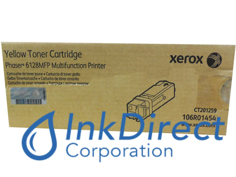 Genuine Xerox 106R1454 106R01454 Phaser 6128 Standard Yield Toner Cartridge Yellow