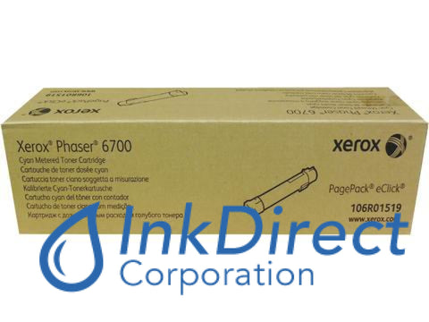 Genuine Xerox 106R1519 106R01519 Metered Phaser 6700 High Yield Toner Cartridge Cyan