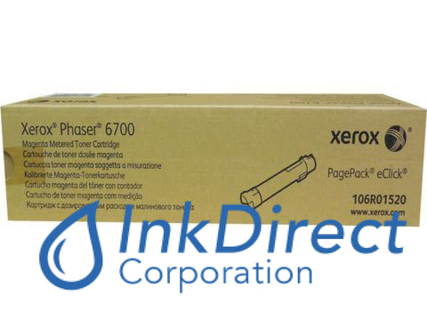 Genuine Xerox 106R1520 106R01520 Metered Phaser 6700 High Yield Toner Cartridge Magenta