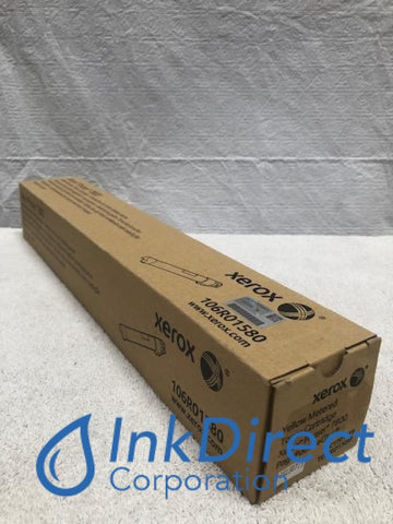 Genuine Xerox 106R1580 106R01580 Phaser 7800 High Yield Toner Cartridge Yellow Toner Cartridge , Compatible With:  Xerox - Laser Printer Phaser 7800,