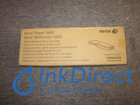  Xerox 106R2239 106R02239 Metered Toner Cartridge Yellow