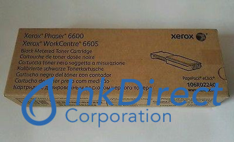 Xerox 106R2240 106R02240 Metered Toner Cartridge Black