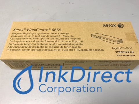 Genuine Xerox 106R2749 106R02749 Metered Toner Cartridge Magenta WorkCentre 6655 6655X