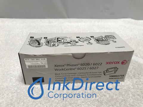 Genuine Xerox 106R2759 106R02759 Toner Cartridge Black Phaser 6022NI WorkCentre 6027NI Toner Cartridge , Xerox - Phaser 6022NI, WorkCentre 6027NI