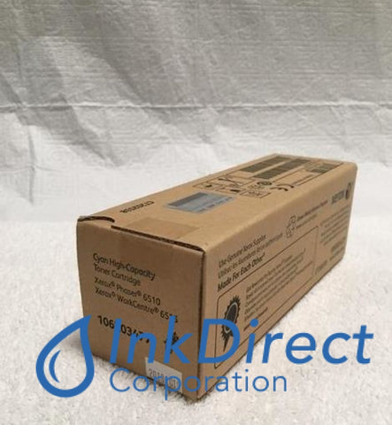 Genuine Xerox 106R3477 106R03477 Phaser 6510 WorkCentre 6510 Toner Cartridge Cyan High Capacity Toner Cartridge , Xerox   - Laser Printer  Phaser 6510DN,  6510DNI,  6510N,  WorkCentre  6510DN,  6510DNI,  6510N