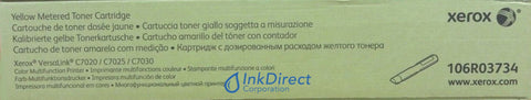 Genuine Xerox 106R3734 106R03734 Metered Toner Cartridge Yellow